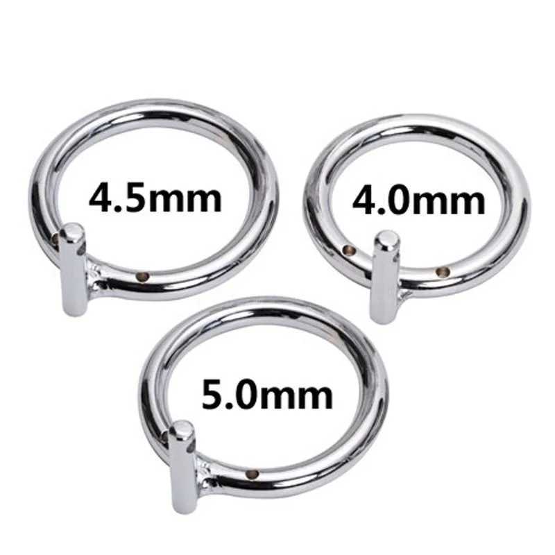 Cock Cage Ring Part Penis Lock Ring Male Chastity Device Part Ring CB6000 3 sizes for choice Drop Shipping W250512