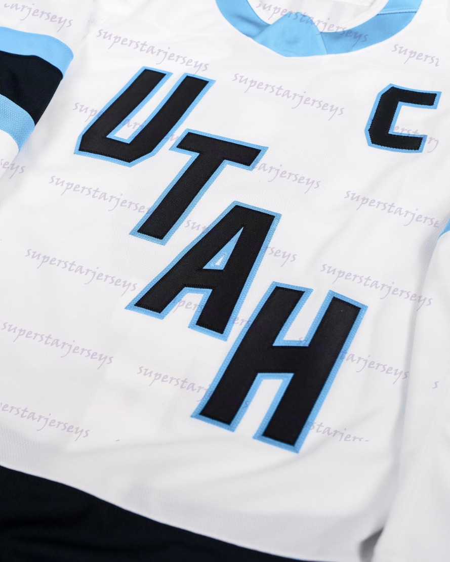 Personalized Custom Hockey Jersey Clayton Keller New Patch Utahs Hockey Club McBain Logan Cooley Guenther Cole Mikhail Sergachev Jack McBain