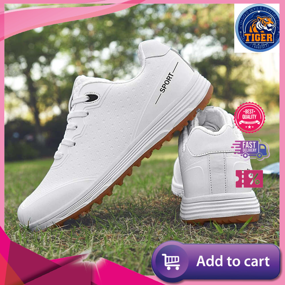 Ddmytiger Women Comfortable Waterproof Golf Sneakers Outdoor Walking Men Golfing Footwear Anti Slip Knob Athletic Golfer Shoes Outdoor Shoes