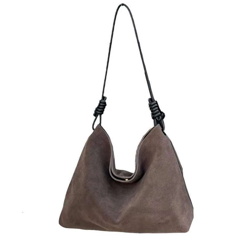 Genuine Leather Fashion Shoulder Ladies Coffe Bags Designer Brand Female Large Bag Fow Woman Gray Khaki