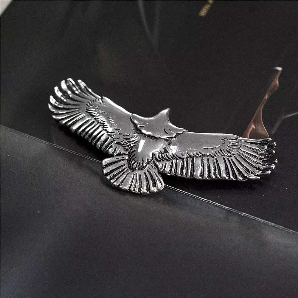 Flying Eagle Animal Pendants Necklaces 316L Stainless Steel Wholesale Factory Price IP Gold Plated Charms Pendant