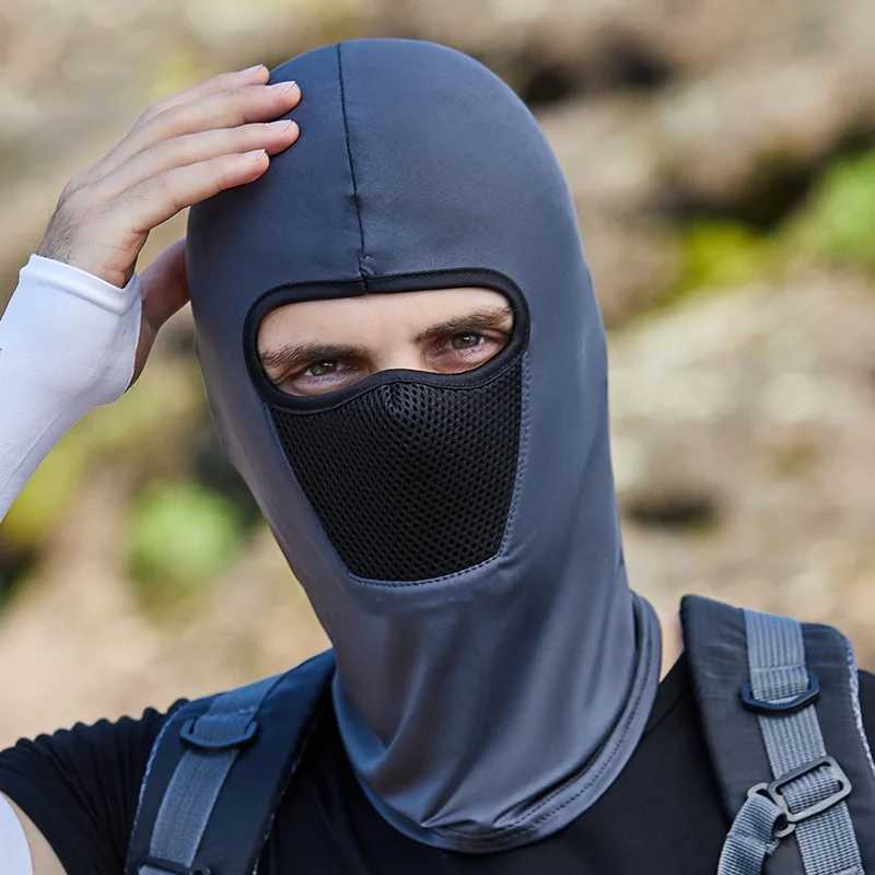Outdoor Mens Hiking Cycling Mask Scarf Breathable Neck Gaiter Sport Motorcycle Summer Sun Ultra UV Protection Face CoverW250512