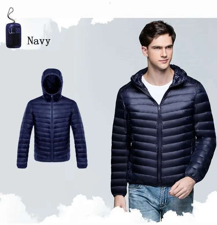 Plus Size Coats 10Xl 11Xl Duck Autumn Winter Jacket Men Hooded Waterproof Jackets Male Warm Down Coat Designer