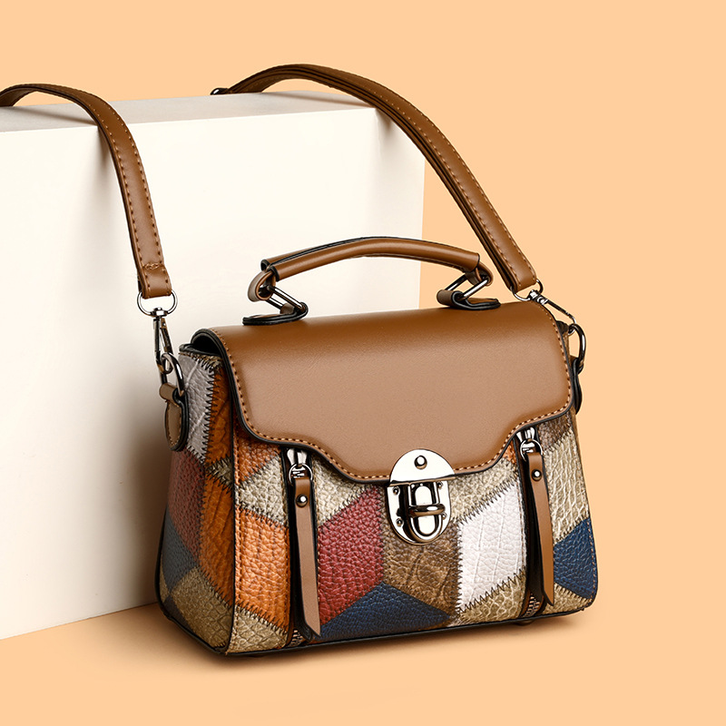 Bag texture 2025 women's new fashion high-end handbag versatile shoulder messenger bag