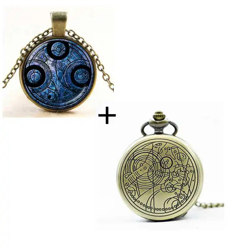 Retro Bronze Steampunk Series Pocket Watch Sets Men Women Watch Necklace Pendant Gift S 250512