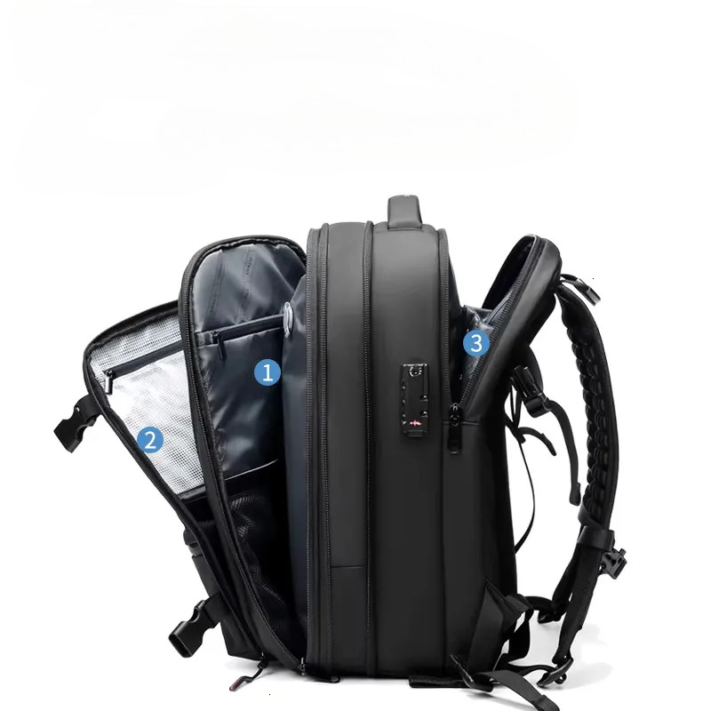 New Free Delivery Men Travel Vacuum Compression 17 Inch Laptop Business Large Capacity School Expanded Hiking Backpack Designer Bag Luxury Bag Tote Ba