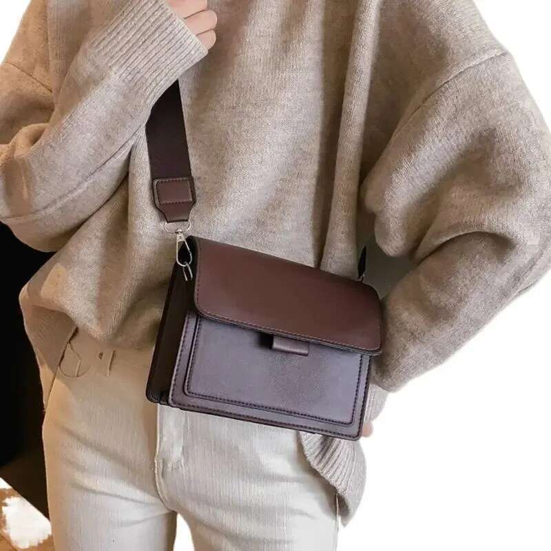 Classic Designer PU Leather Crossbody For Women Travel Handle Handbag Fashion Shoulder Messenger Ladies Small Flap Bag