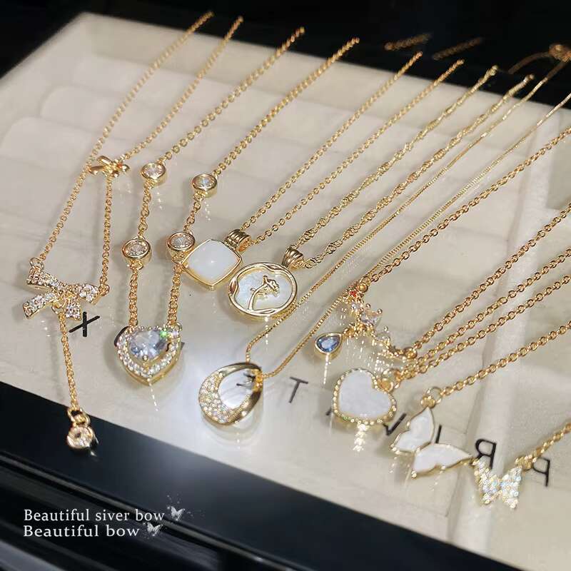 2025 New Fashion Brass Elegant Multi Style Women's Gold Necklace