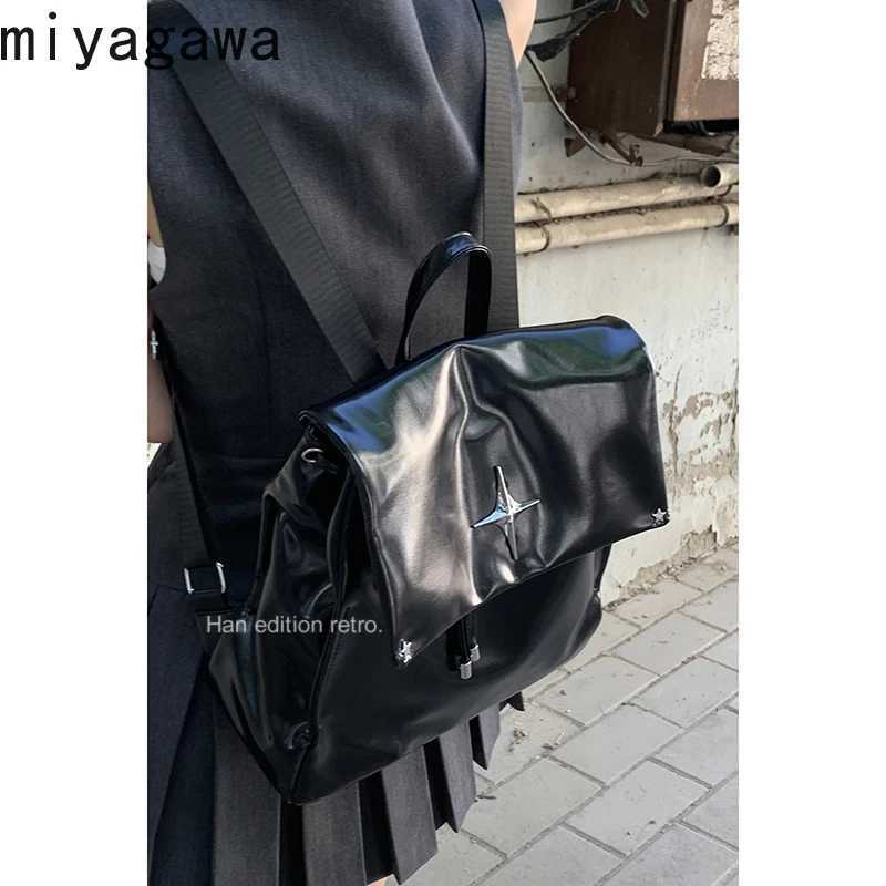 Miyagawa College Style Large Capacity Backpack for Womens 2024 New Fashion Student Backpacks for Travel and Commuting Bags Z250512