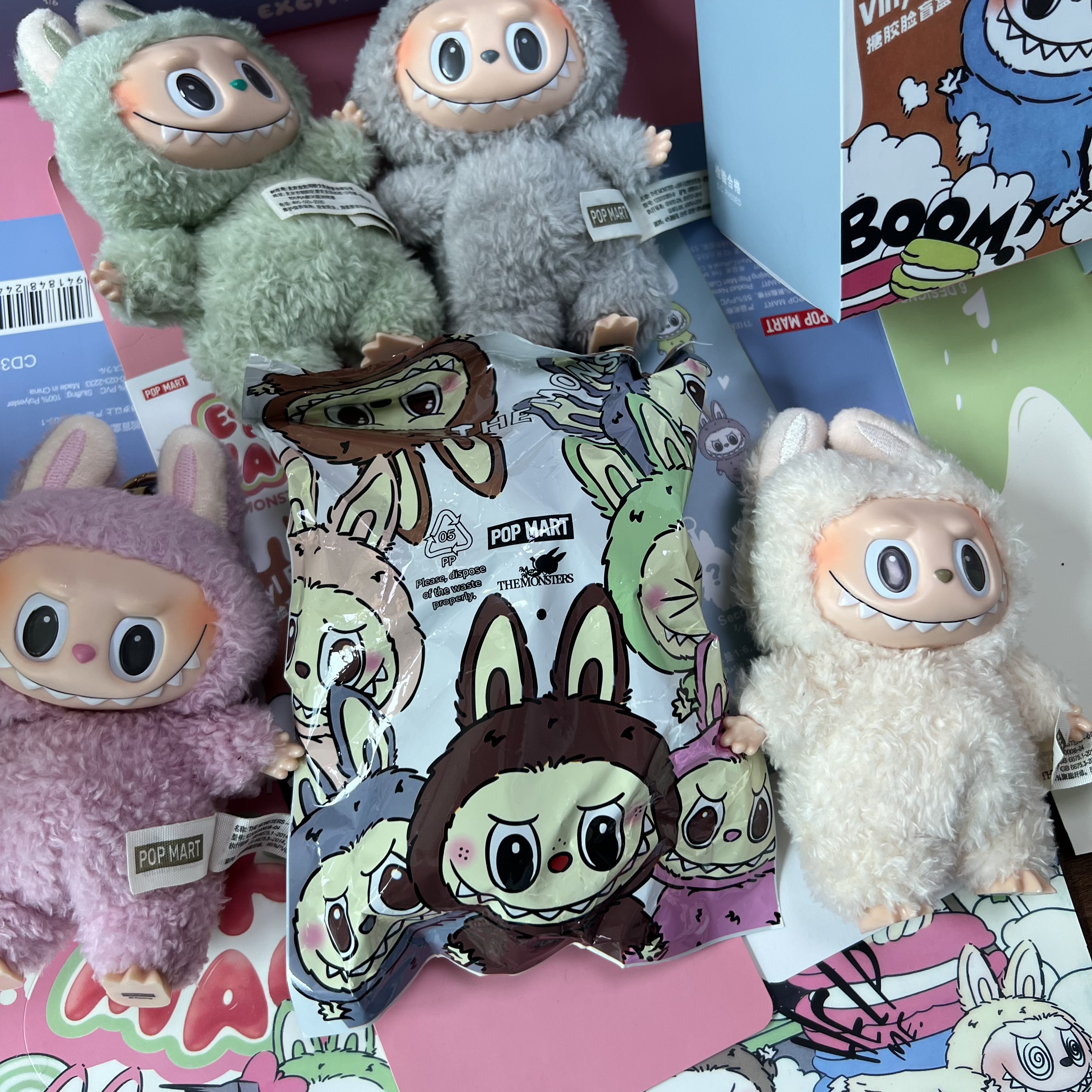 Popmart Labubu The Monsters Serie Blind Box Manga Figurine Collection Cute Doll Collect Desktop Decoration Birthday Kids Gifts High Quality Retail Who