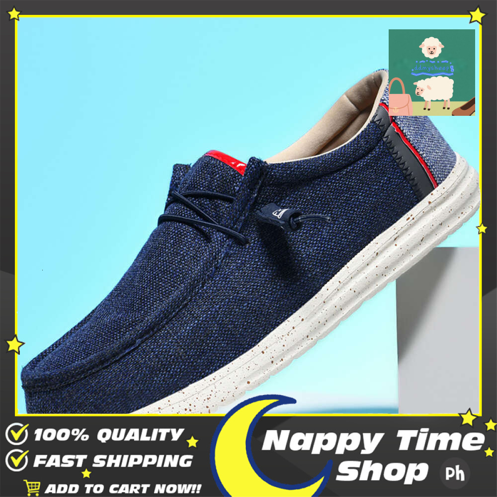 Ddmytiger Shoes Summer Canvas For Men Classic Loafers Breathable And Comfortable Outdoor Slip On Walking Sneakers Outdoor Shoes