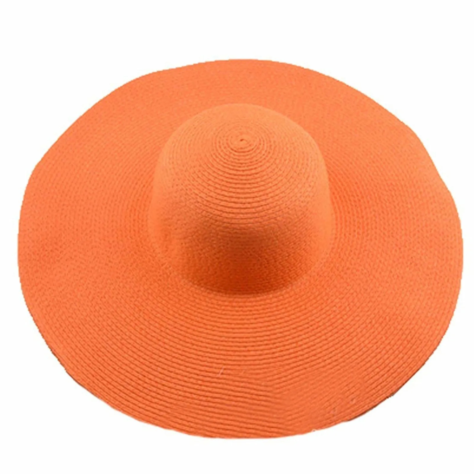 Womens Sun Visor Hat Wide Rimmed Summer Foldable Roll Up Beach Solid Colour Casual Outdoor Protection Large 250512