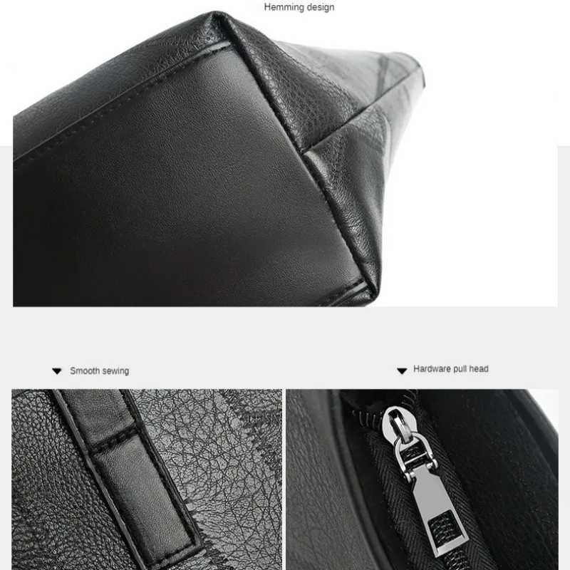 Trendy Womens 2025 New Large Capacity Tote Bag with Horizontal Square Zipper Single Shoulder Handbag Purses and HandbagsXJ250512