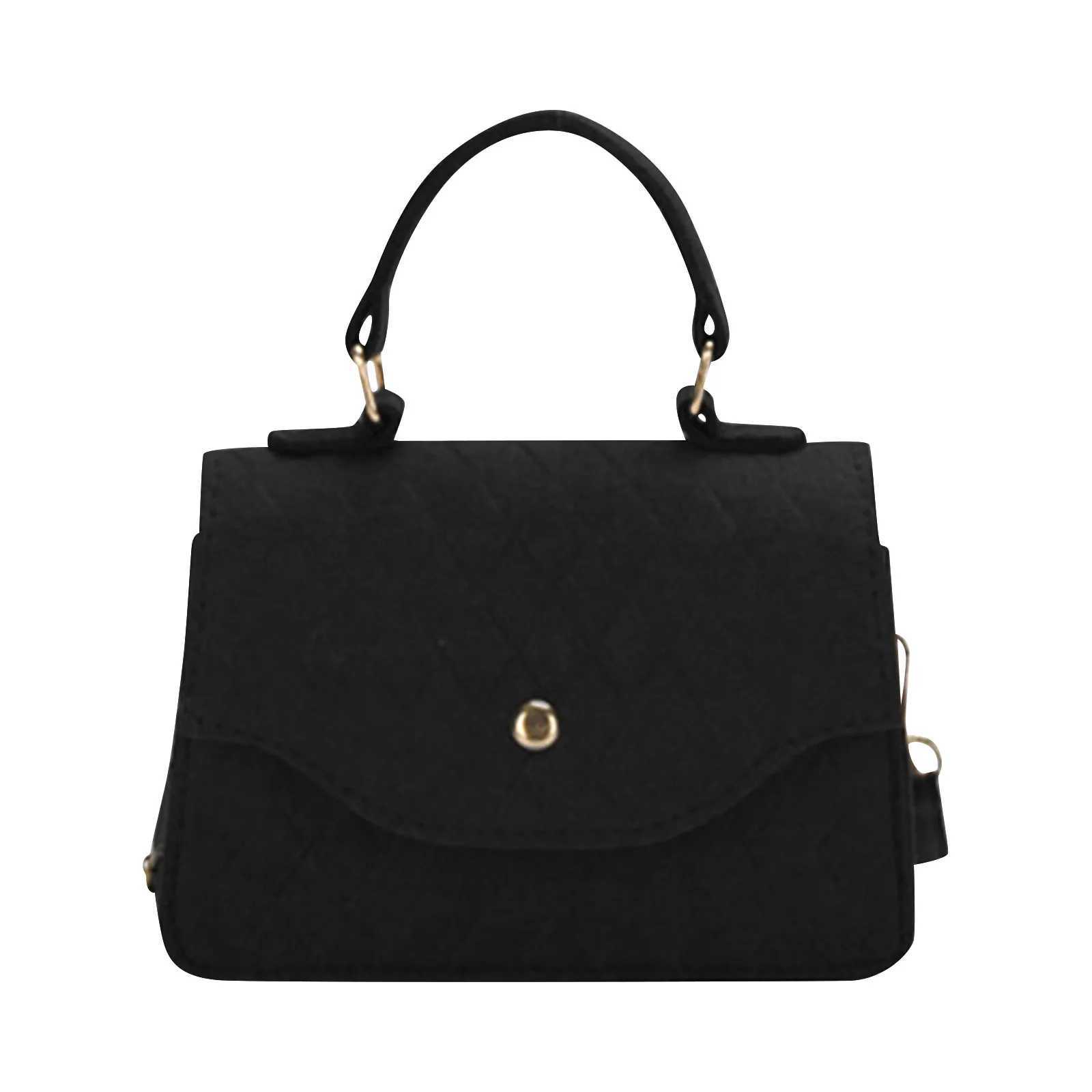 Womens Fashionable And Trendy Pu Handbag Solid Color Diamond Small Square Bag Crossbody Shoulder Bag Womens BagsW250512