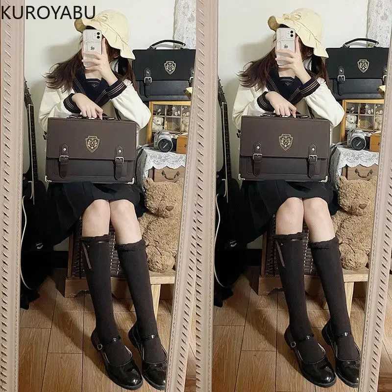 School Backpack for College Students Japanese Sweet Preppy Large Capacity Vintage All Match s Cute Kpop Womens Bag Z250512