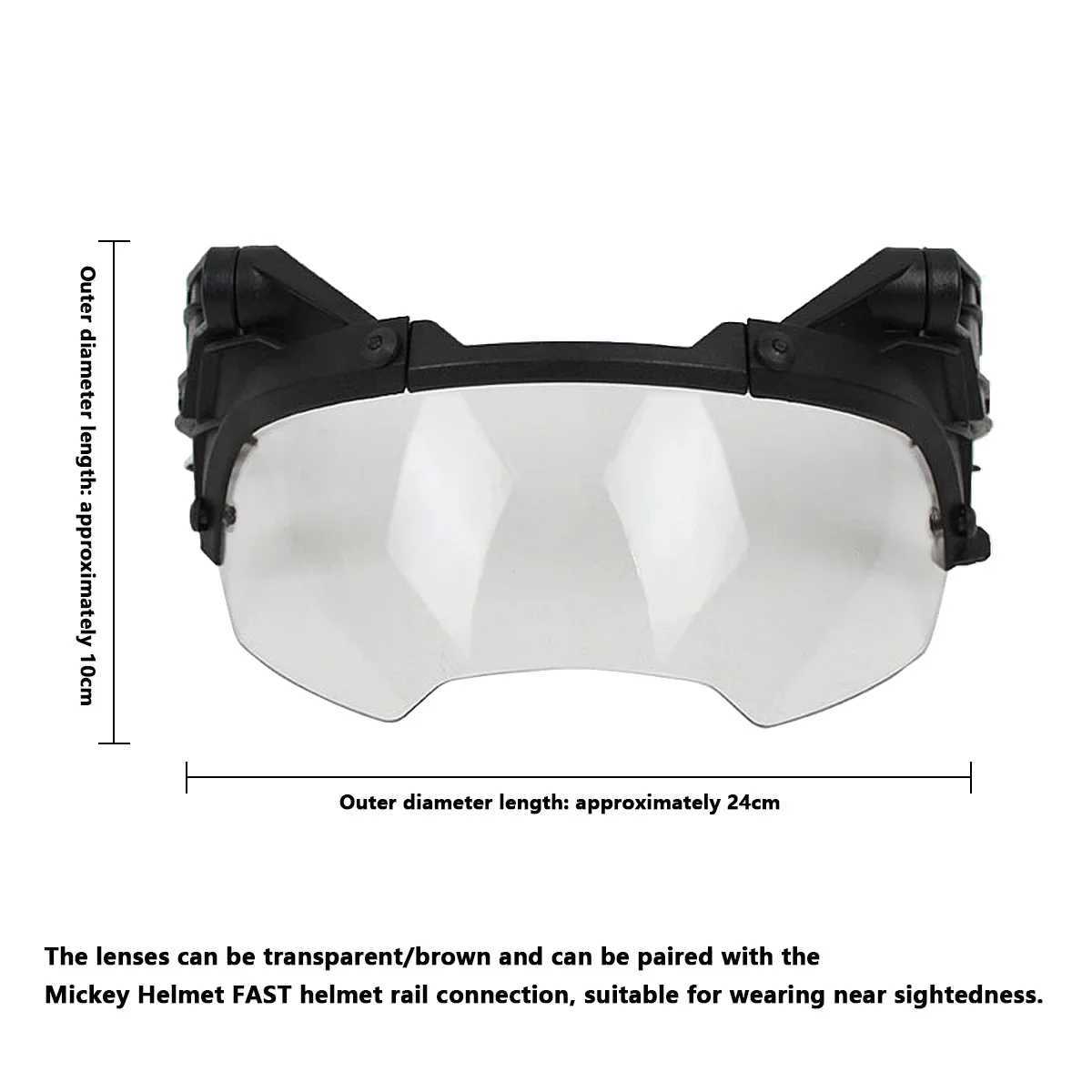 Tactical FAST Helmet Half Face Mask With New Flip Goggles Hunting Airsoft CS Game Paintball Mask Helmet Accessories GearW250512