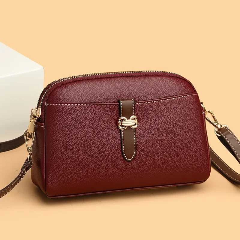 2025 Womens Mobile Phone Bag New Fashion Soft Leather Mother Single Shoulder Crossbody Bag Versatile Cross-border Dropshipping Z250512