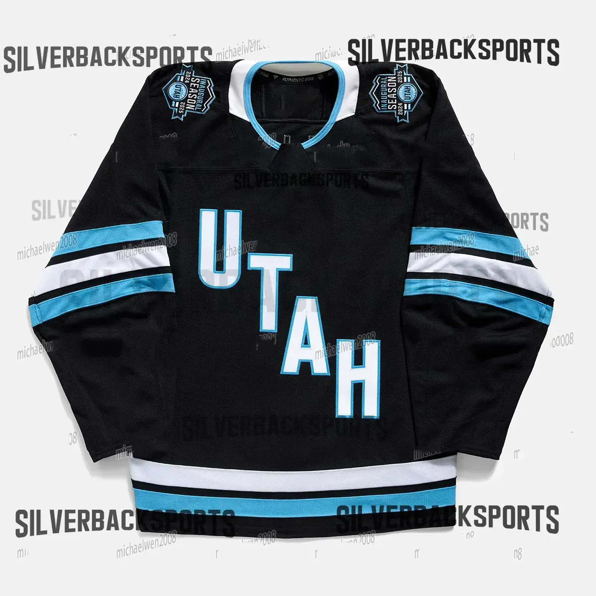 Personalized Custom Hockey Jersey Clayton Keller 2024 25 Inaugural Season Patch Utahs Hockey Club McBain Logan Cooley Guenther Cole Mikhail Sergachev 