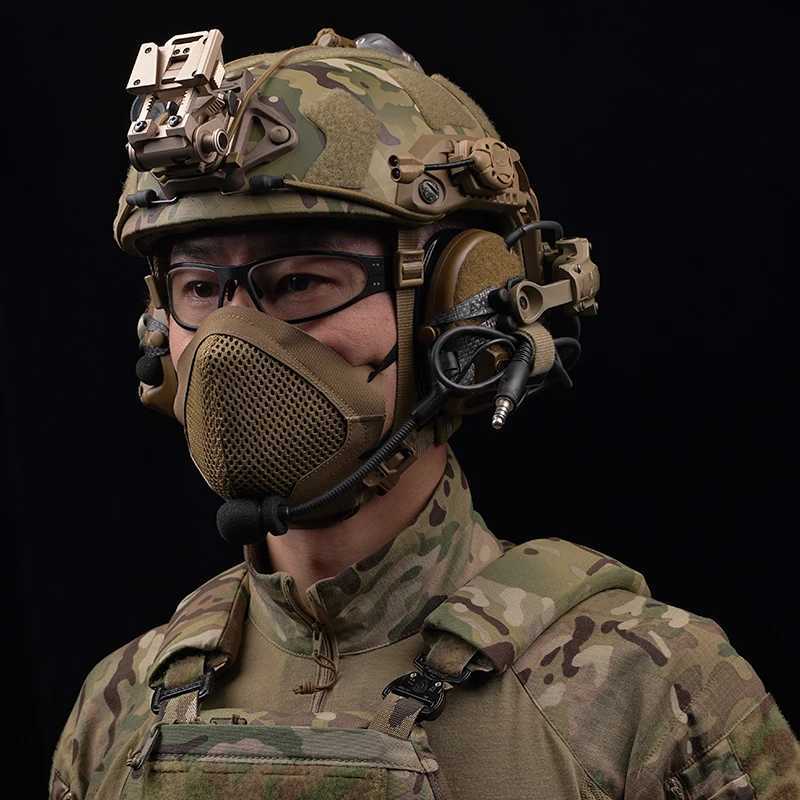 MSK Sports Breathable Mask Lightweight Soft Hunting Face Mask for CS GameW250512