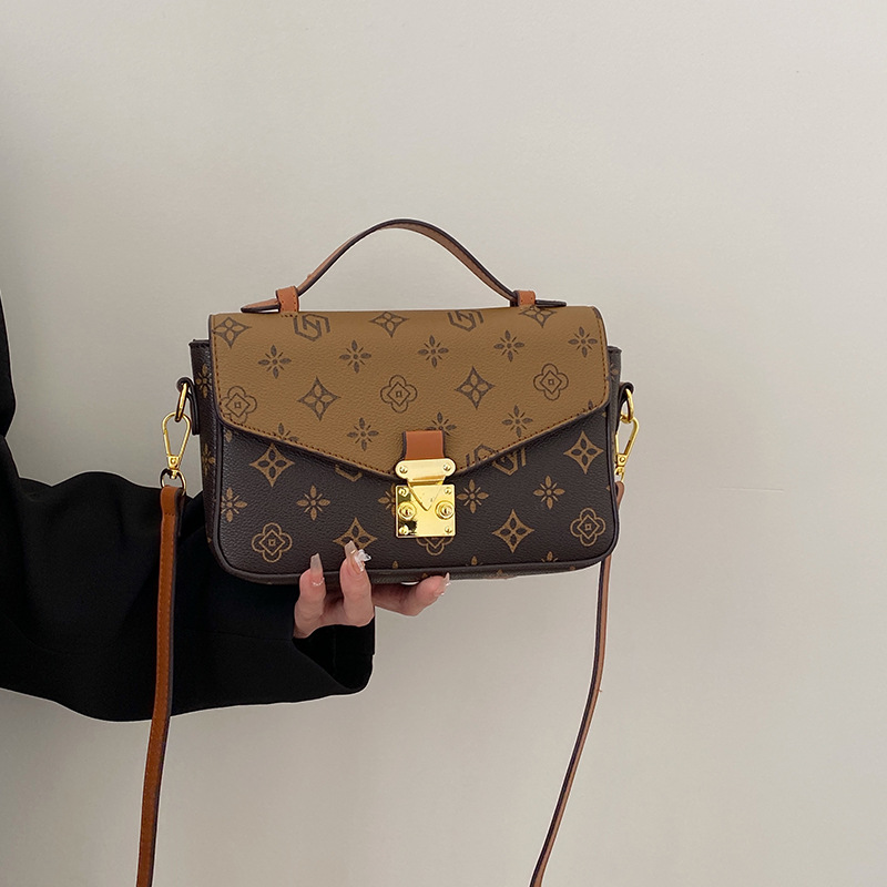Designer Bag Luxury Bag Free Shipping Trendy Printed Women Shoulder Bag S Korean Style Shoulder Crossbody Small Square Handbag