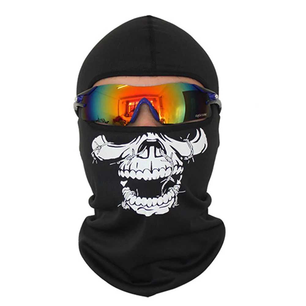 Breathable Face Masks Skull Mask Seamless Balaclava Mask Headwear Scarf Motorcycle Riding Men Hat Ski CapsW250512