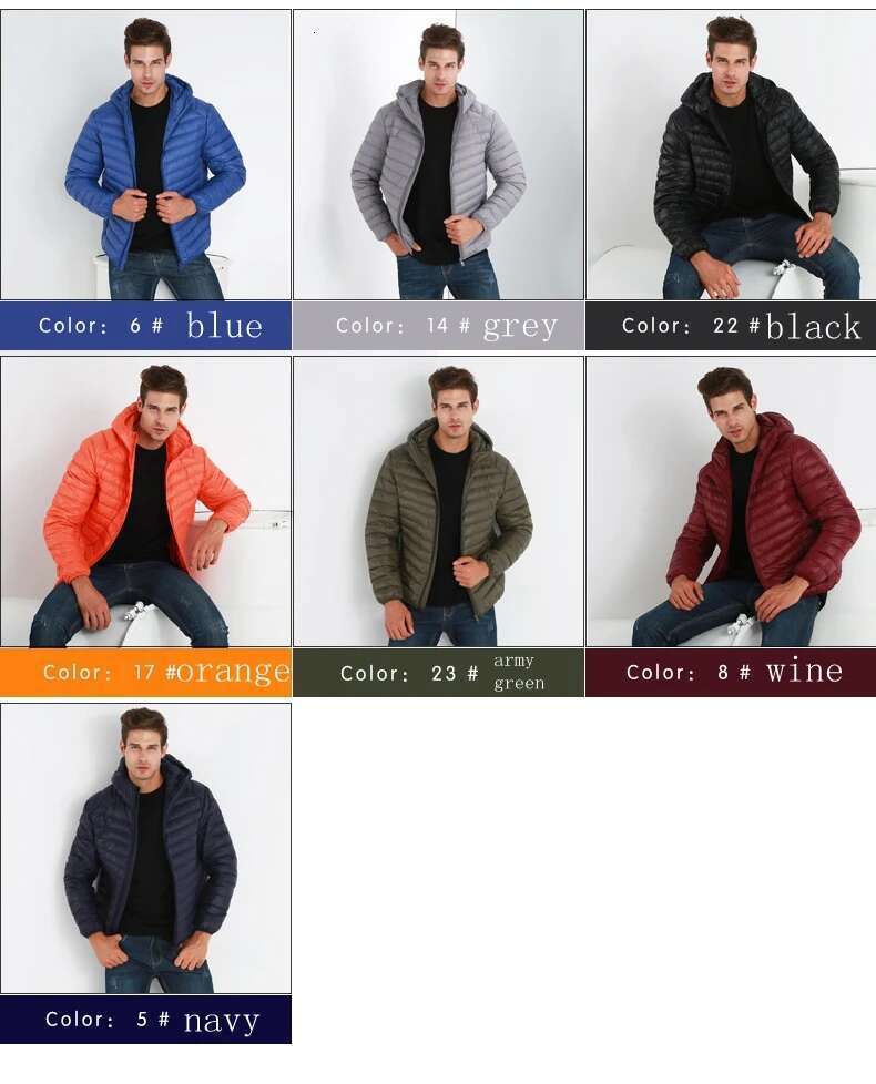 Newbang Brand Lightweight Hooded Duck Ultra Light Down Jacket Men Portable Windproof Warm Coat Feather Parka Man Designer