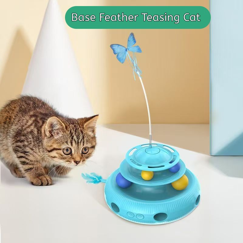Electric Cat Toy Spinner - Interactive Pet Playtime Fun