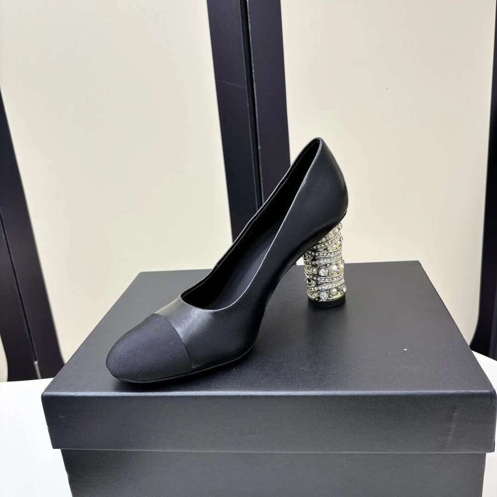 Women Size35-41 Genuine Leather Crystal Pumps Super High Heels Natural Cow Suede Party Designer Shoes Zapatillas De Mujer