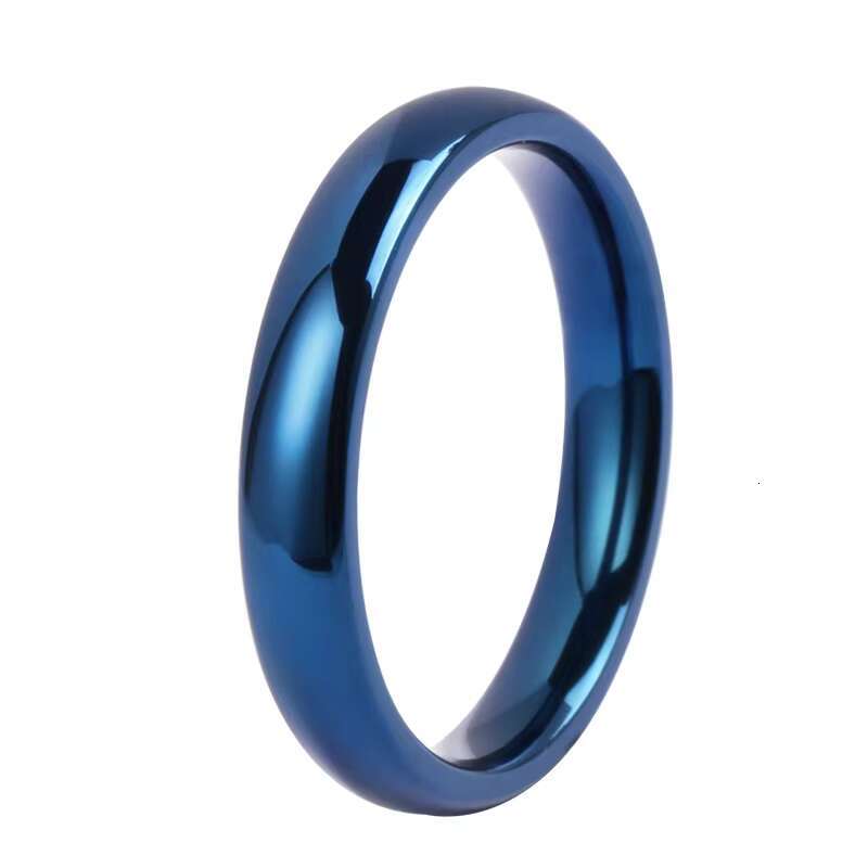 High Quality 7mm Mirror Finish Wholesale Flat Titanium Gold Plated Wedding Rings