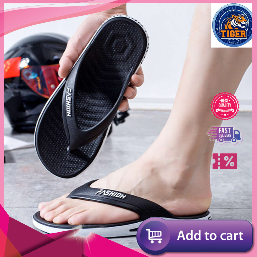 Ddmytiger Summer Trend Slippers Fashionable Casual Outerwear Herringbone For Men Anti Slip And Odor Resistant Large Size Clip On Sandals Outdoor Shoes