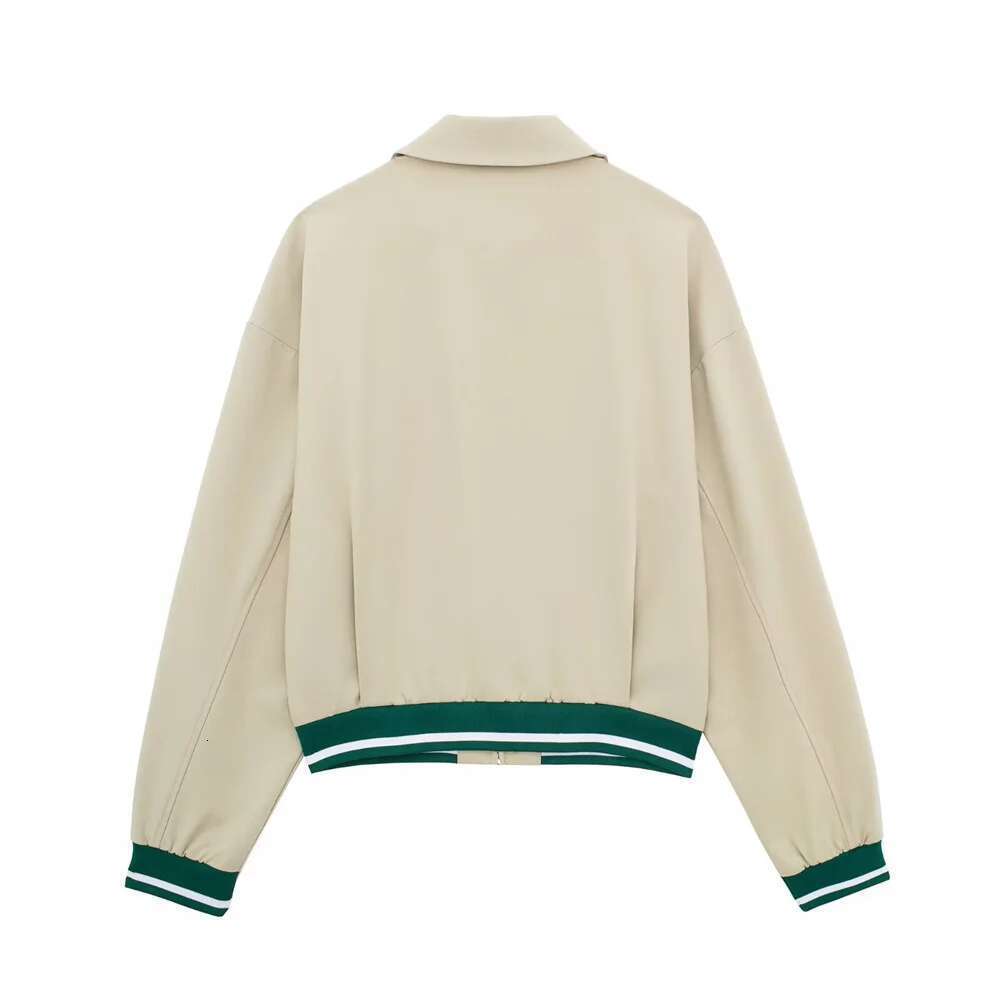 ZAR * Spring/Summer New Women's Fashion, Fashionable, Casual, Classic, Versatile Contrast Edge Jacket
