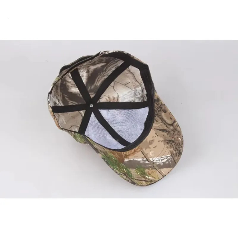 Men Outdoor Cap Hunting Tree Camouflage Camo cap Adult Leaves Baseball Cap Hiking hat casual dad hat Adjustable 250512