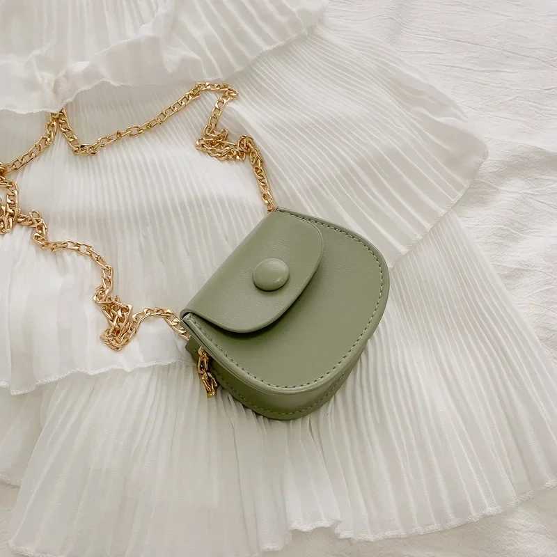 2023 New Mini Fashion Shoulder Bags for Kids Coffee Black Yellow Small Cross Body Bags Earphone Lipstick Storage Bags Z250512