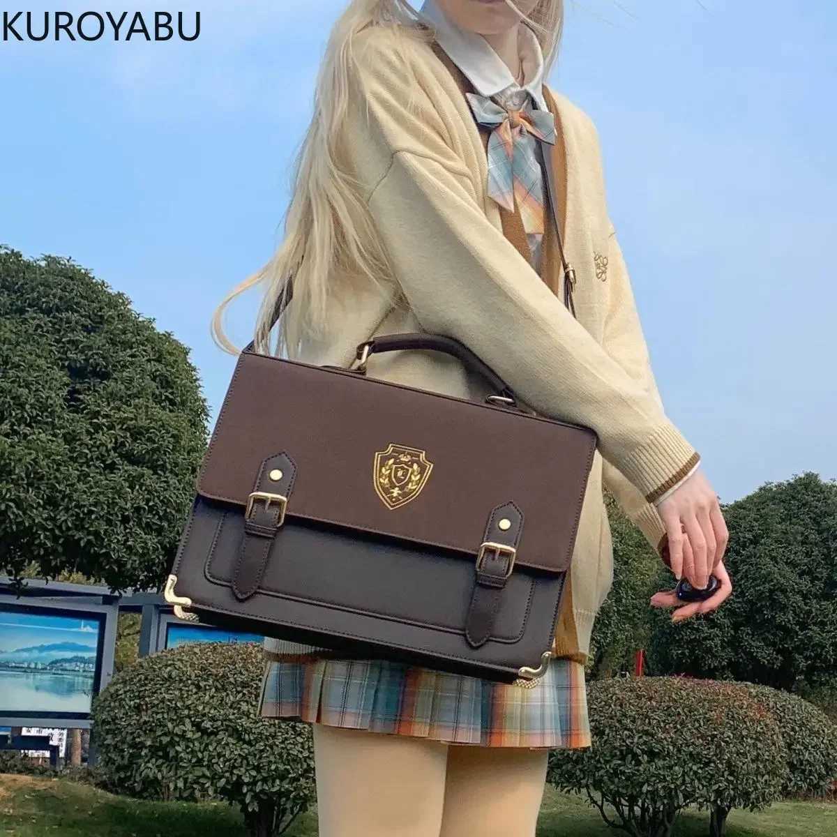 School Backpack for College Students Japanese Sweet Preppy Large Capacity Vintage All Match s Cute Kpop Womens Bag Z250512