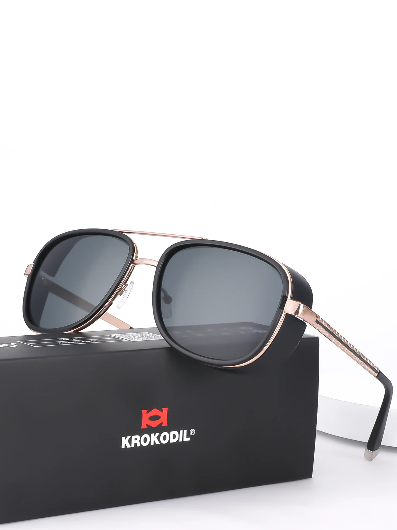 Tony Stark Sunglasses Man Woman Steampunk Sun Glasses Male Vintage Gradient Red Sunglass UV400 250512