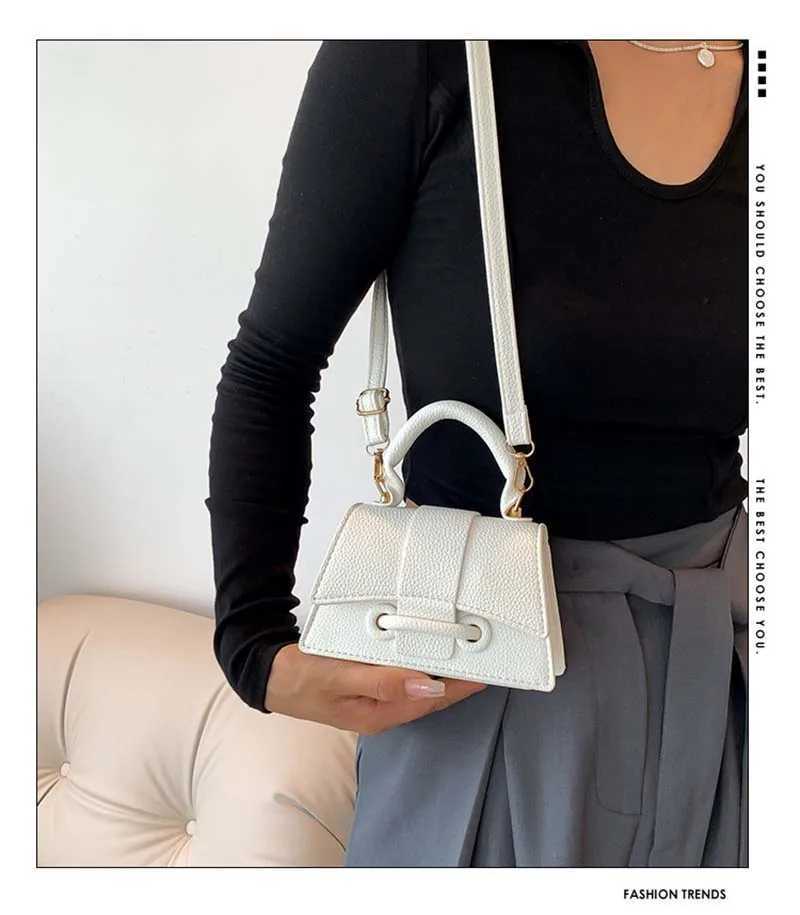 Mini Messenger Shoulder Bag Fashion Designer PU Handle-top Crossbody Bag Female Trendy Square Leather Pouch Coin Purses Z250512