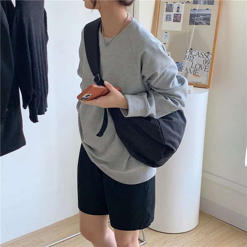 New Fashion Summer Large Capacity Casual Women Korean Style Hobos Youth Crossbody Shoulder Bag