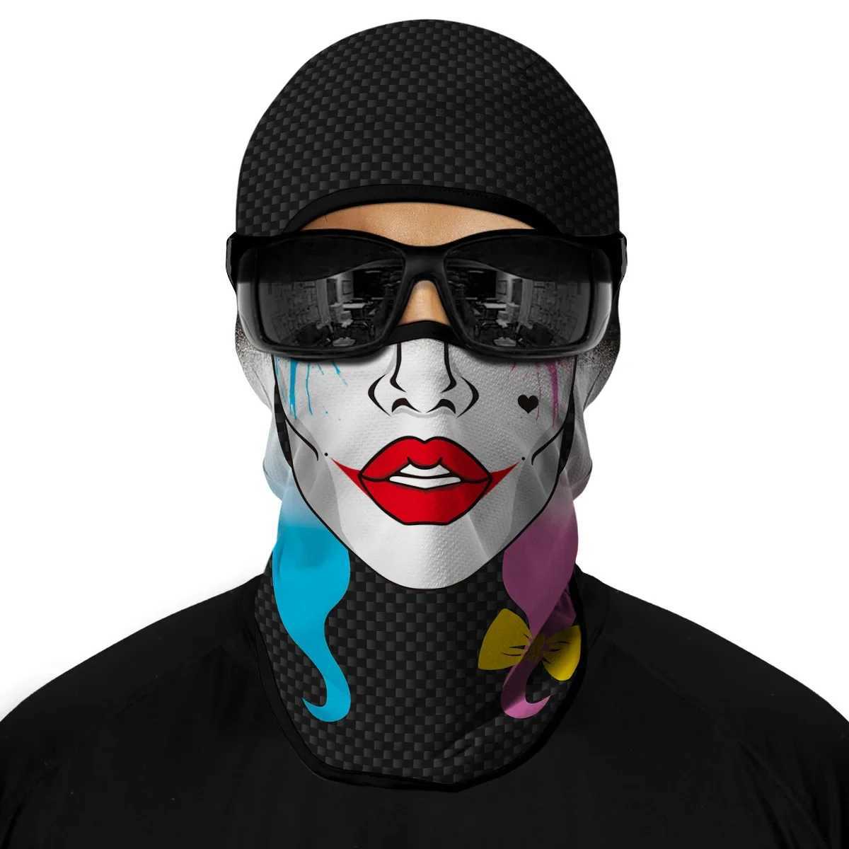 3D Balaclava Black Mask Ghost Headgear Skull Beanies Hat Winter Full Face Mask Motorcycle War Game Airsoft Military Tactical CapW250512
