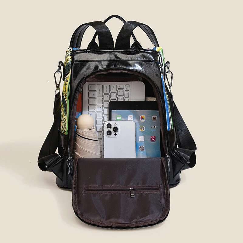 Fashion Personality Shoulder Bag Trend New Travel Backpack Cross-border Hot Models High-grade Women's Bags with Large Capacity