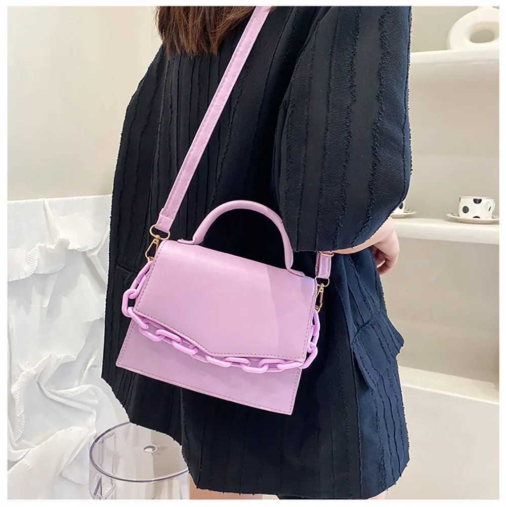 1pcs Fashion Candy Handbag Chain One-Shoulder Crossbody Bag Simple Bag Z250512
