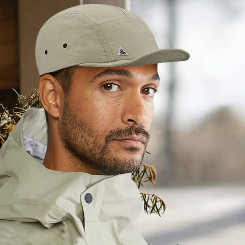 5 Panel Short Brim Quickdrying Golf Baseball Caps Mens Soft Lightweight Sports Running Cap Unisex Outdoor UPF50 Peaked 250512