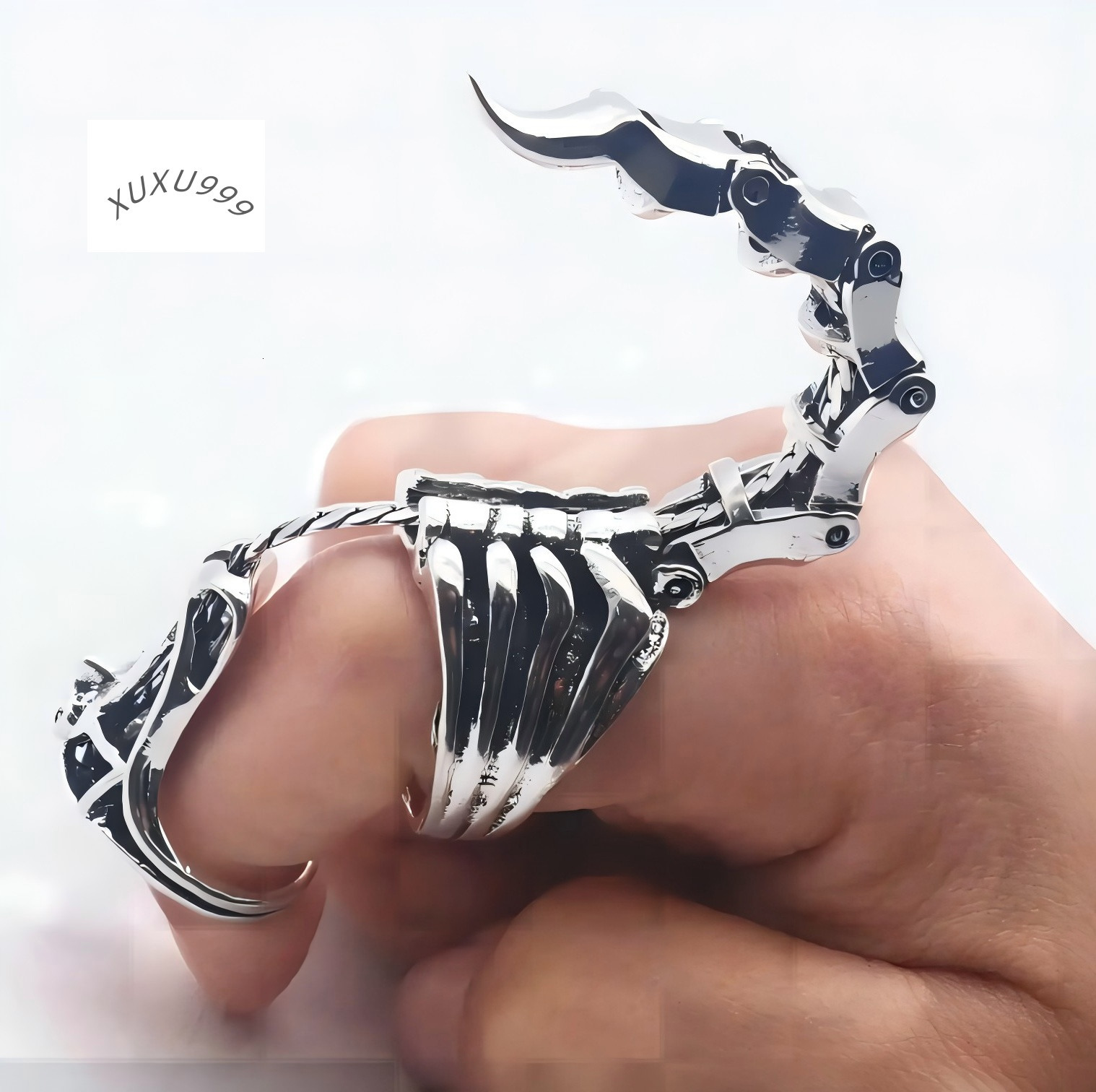 Retro Scorpion Ring Movable Personality Punk Hip-hop Mens Open Ring Wholesale Alloy Ring for Men and Women Fashion Jewelry