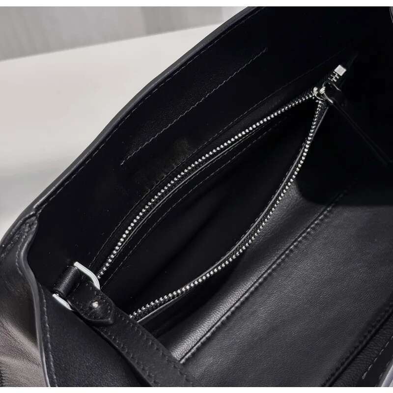 VOAETEC 2025 Summer High Quality First Cowhide Minimalist Underarm Commuting Temperament Tote Handbag Messenger Bag Women