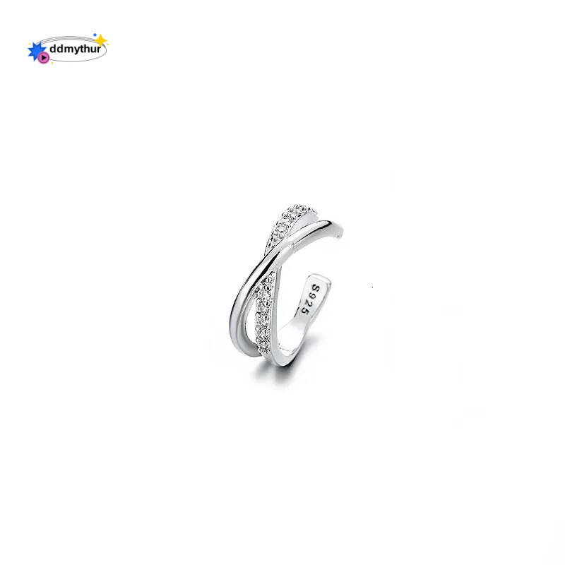 Popular Style Cuff Earring For Women 1 pc Charming Shiny Crystal Without Piercing Ear Clip Earrings Jewelry Gift ddmythur
