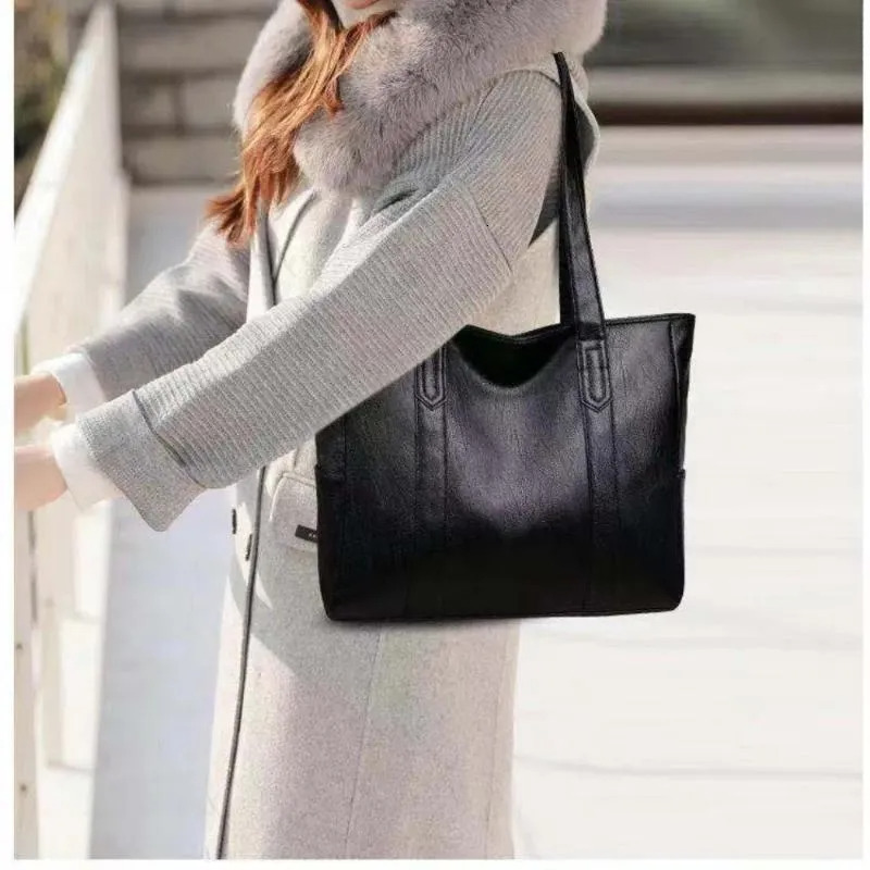Totes Beg Tangan Wanita Leather Handbag Besar Shoulder Women Woman Large Capacity Shopping New Free Delivery Designer Bag