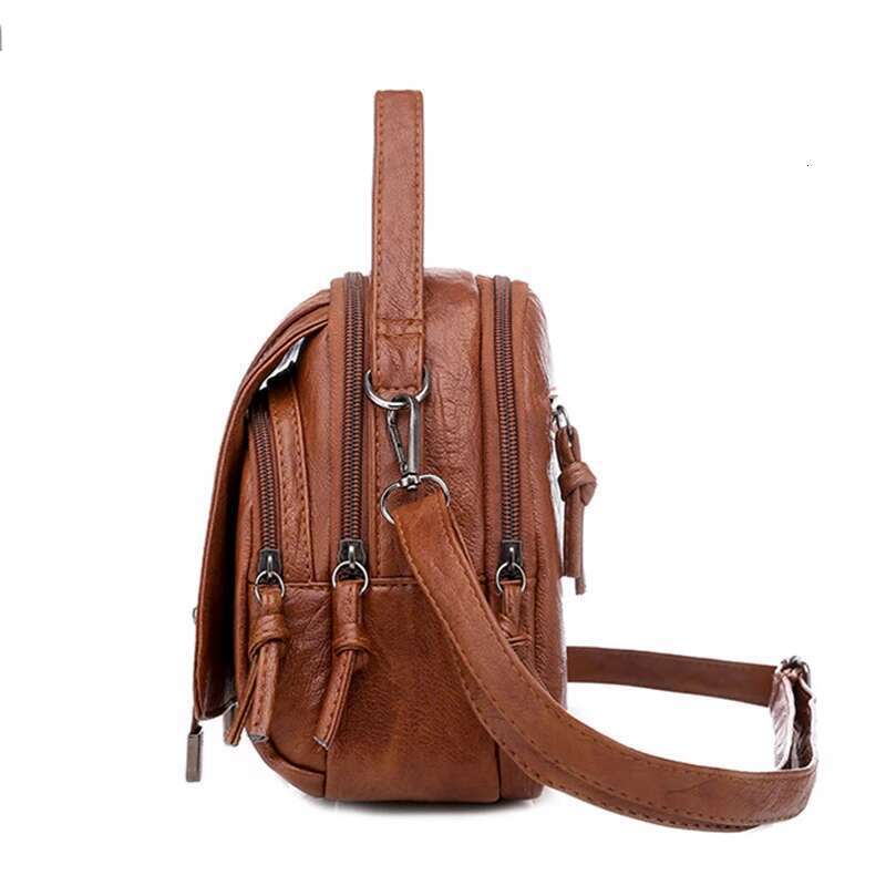 Multi-Functional Soft PU Leather Small Shoulder For Women Vintage Fashion Crossbody Bag Female Purse Cell Phone Handbag