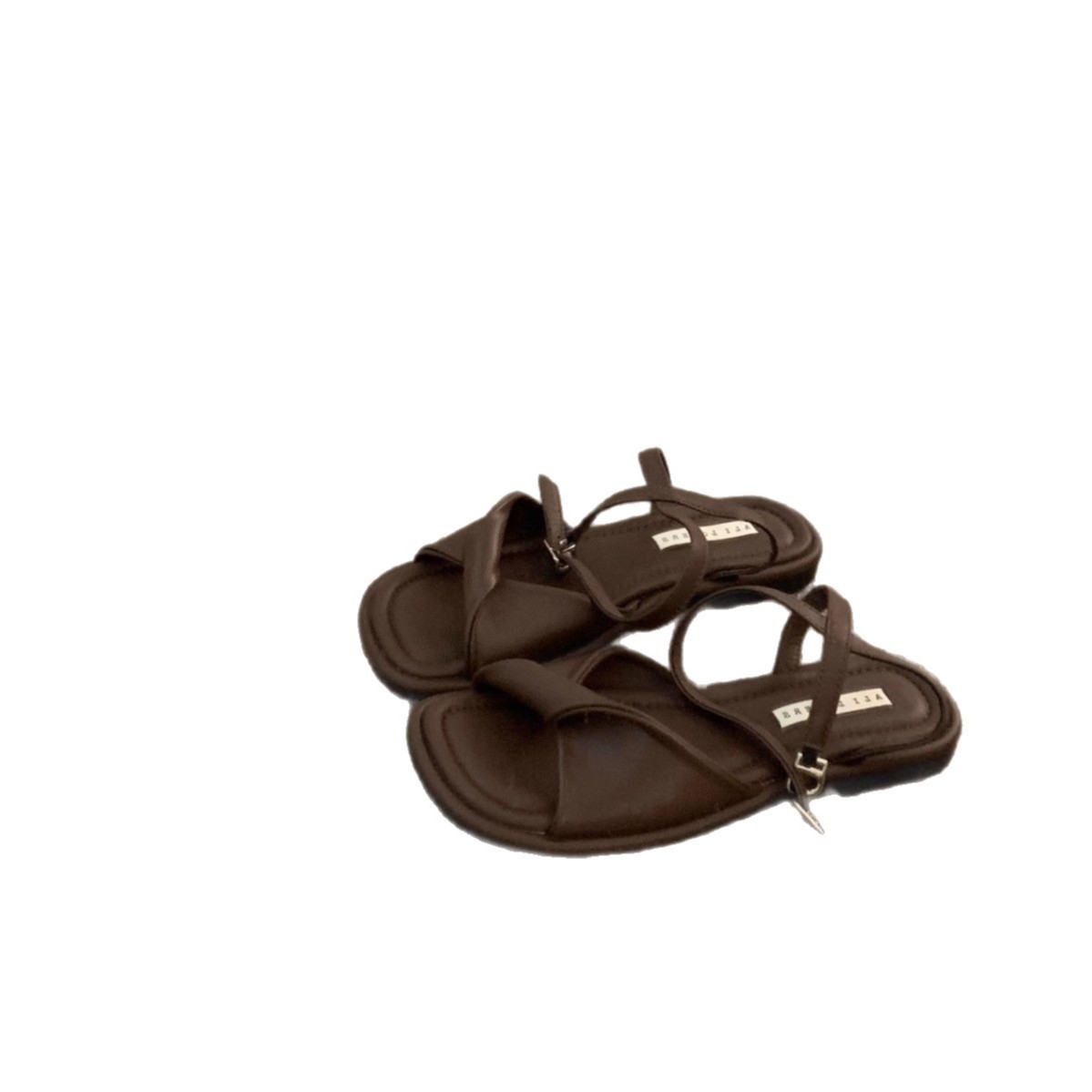 2025 Hot free shipping deisgner for womens flat sandals beige khaki brown New summer soft soled vacation Roman shoes