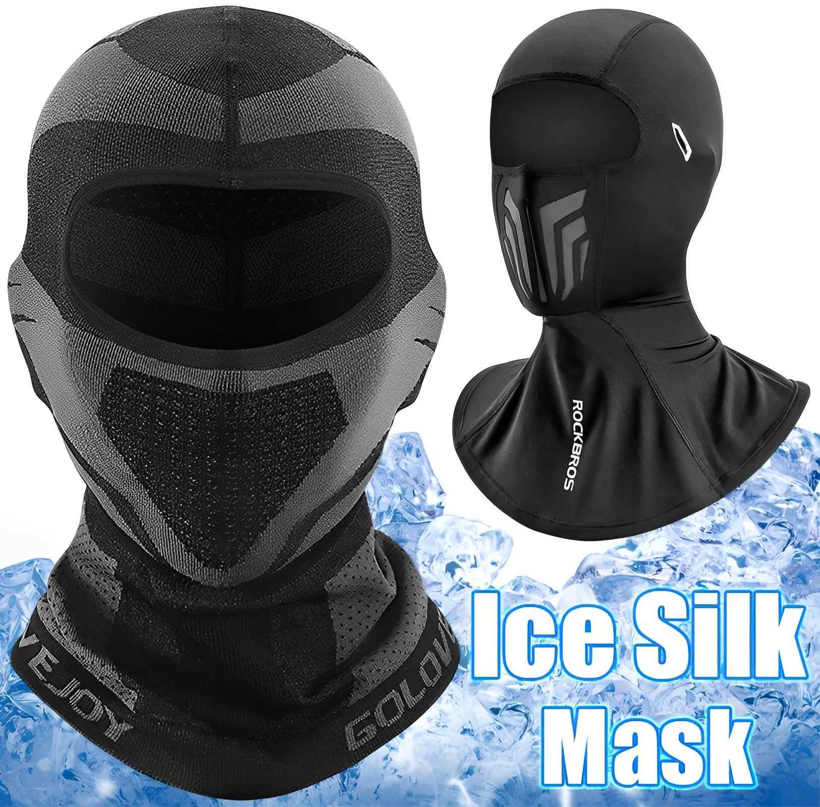 Biking Cycling Cap Summer Cool Sports Balaclava Sun UV Protection Bike Motorcycle Full Face Cover Headwear Men Fishing HatsW250512