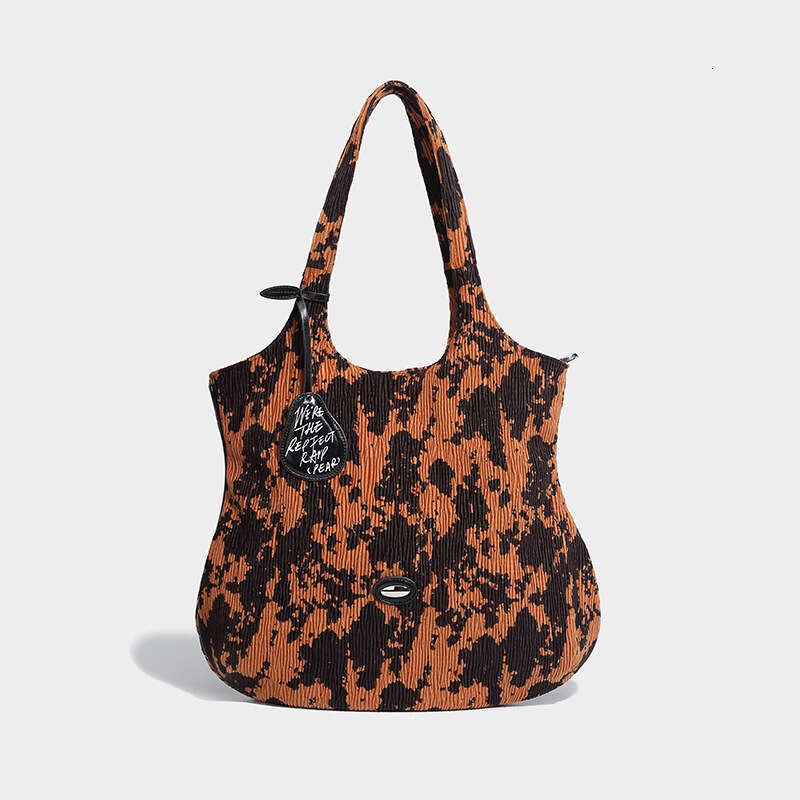 Y2k Underarm Bag Aesthetic Retro Hot Girl Corduroy Brown Handbag Women New Vintage Large Capacity Casual Tote Ladies