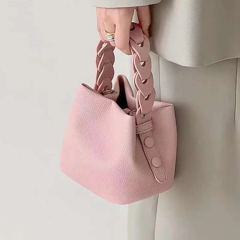 2024 New Soft Leather Handbag For Women Fashion Solid Color Versatile Mini Crossbody Bags Simple Cute Female Small Square Bag